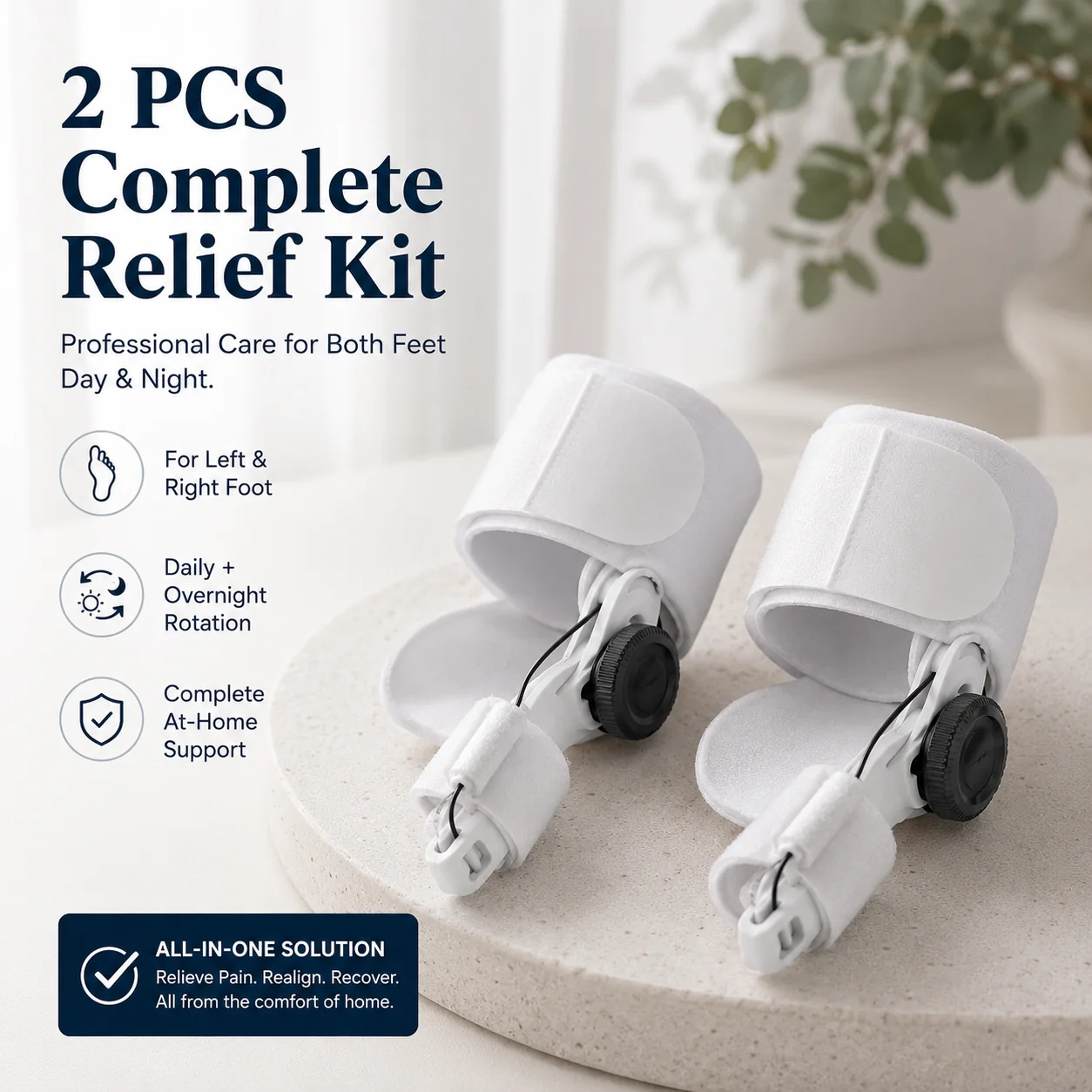 Two ReAlign correctors, the complete relief kit for both feet